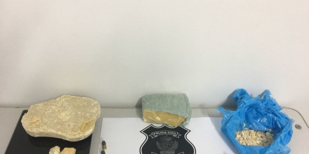 Polícia Civil prende suspeito de traficar drogas em Caldas Novas