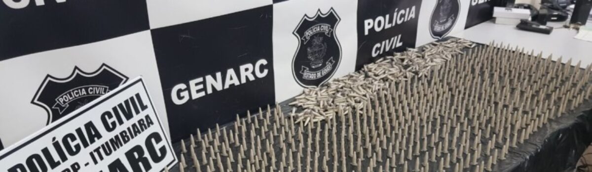 Itumbiara: Gernac prende traficante com mais de 1000 pinos de cocaína