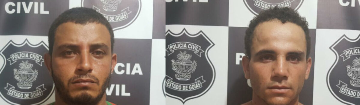 Presos em flagrante autores de homicídio bárbaro em Uruaçu