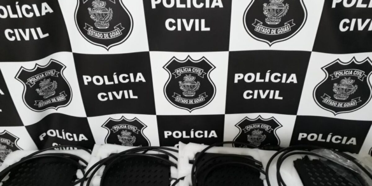 Polícia de Campinorte prende quatro suspeitos de receptação