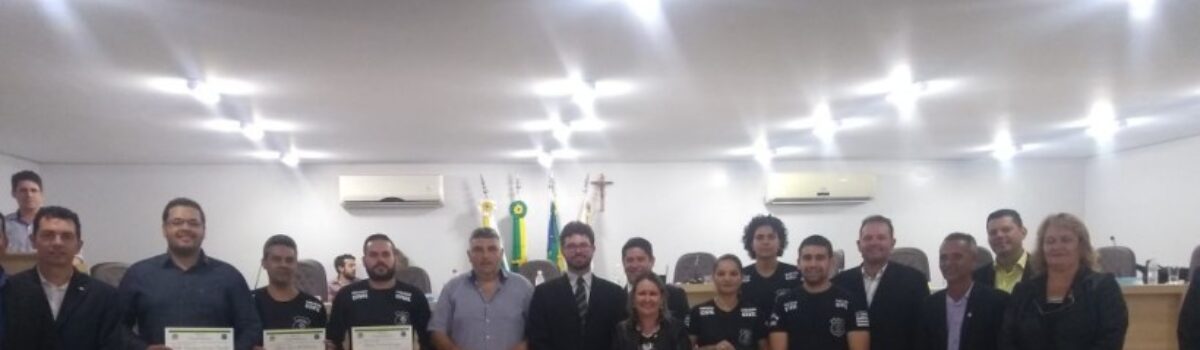 Polícia Civil de Ipameri recebe homenagem do Legislativo Ipamerino