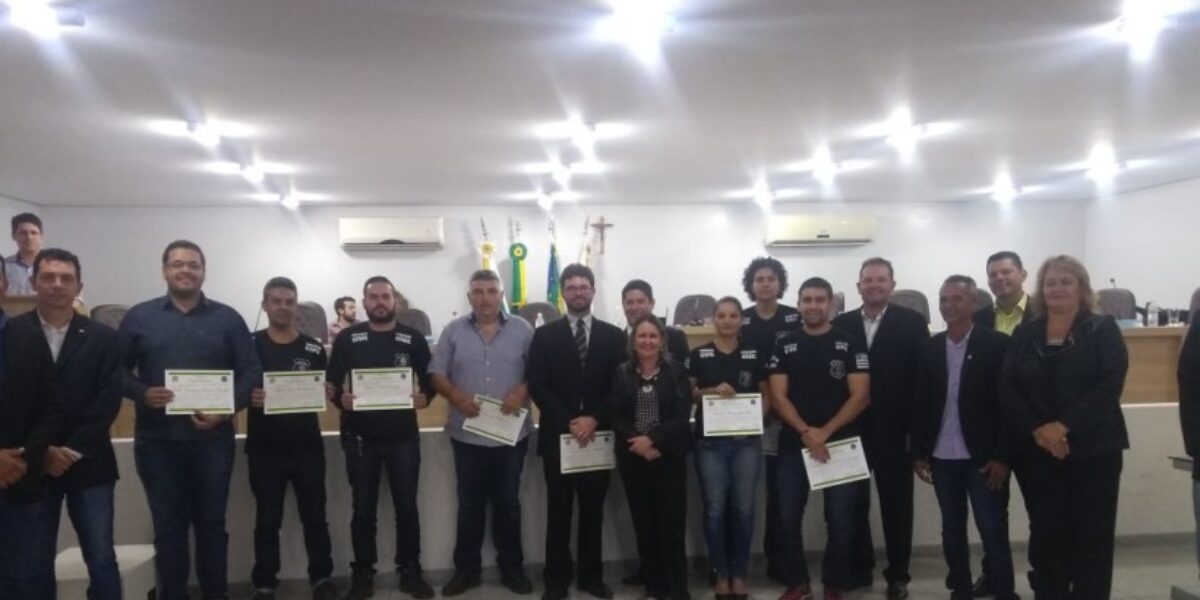 Polícia Civil de Ipameri recebe homenagem do Legislativo Ipamerino