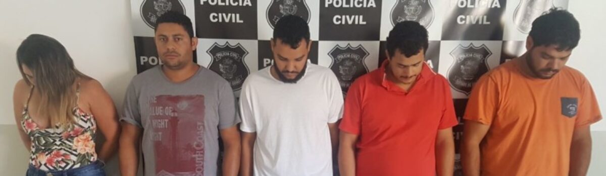 Quinteto é preso em flagrante ao furtar 42 reses na região de Goianésia