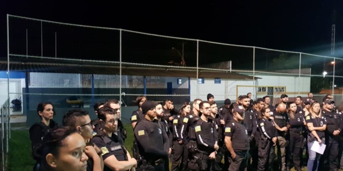 PCGO, PMGO e PRF deflagraram Operação Policial Integrada em Alexânia