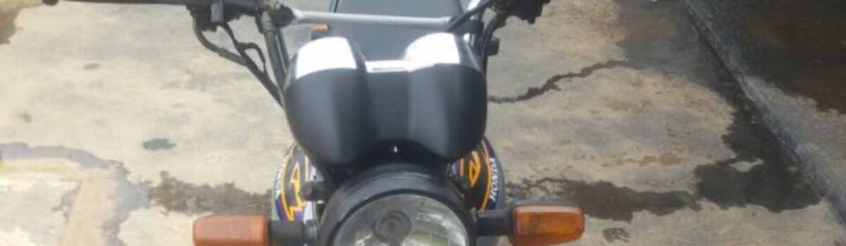 Genarc recupera motocicleta que havia sido furtada em Niquelândia