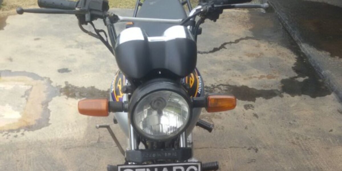 Genarc recupera motocicleta que havia sido furtada em Niquelândia