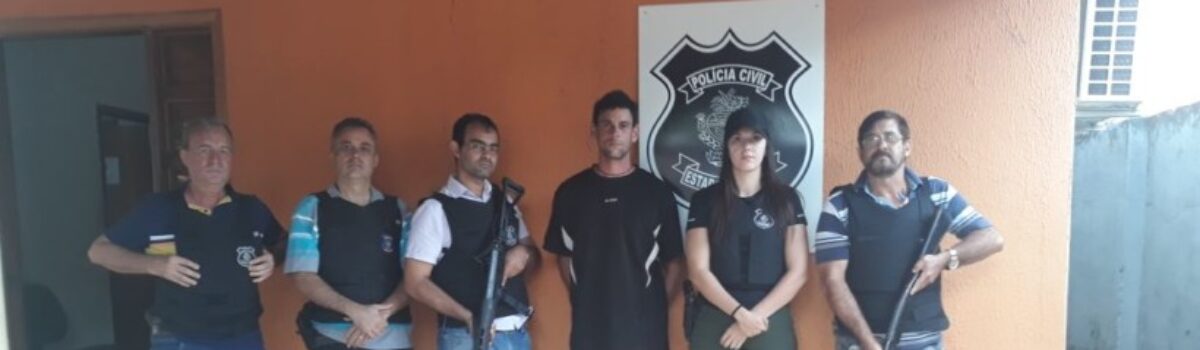 Firminópolis: PC prende autor de crime bárbaro que aconteceu no MT