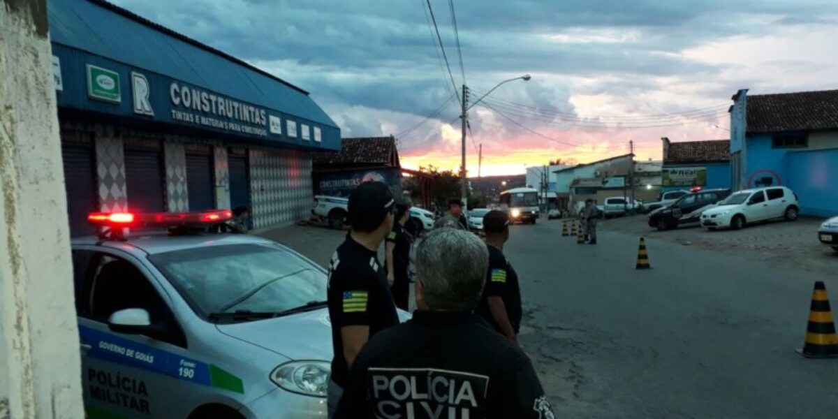 Polícia Civil realiza operação integrada com a Polícia Militar em Cidade de Goiás