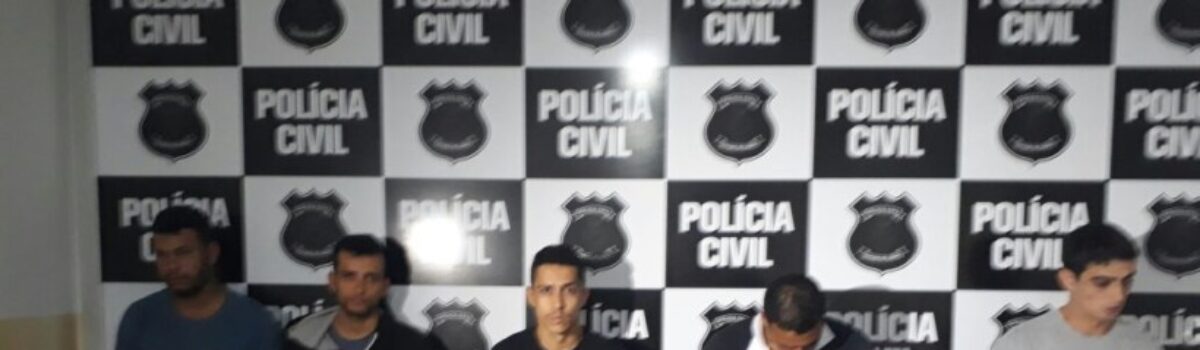 Operação CÉOS: Polícia prende cinco acusados de roubos a residências em Anápolis