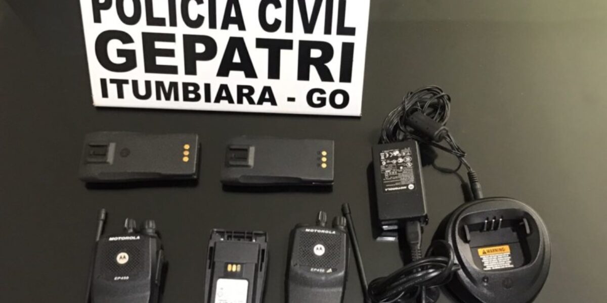 Gepatri Itumbiara prende receptador de produtos furtados em empresa