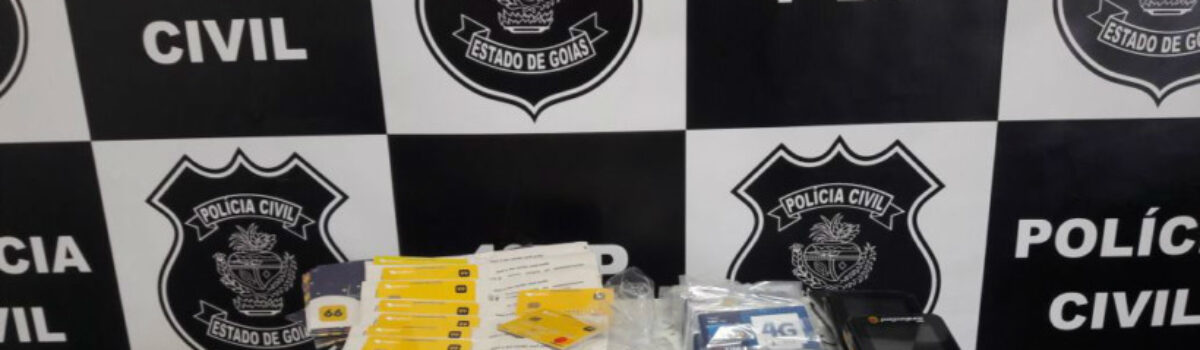 Três pessoas são presas por cometerem golpe contra aplicativo de transporte de passageiros durante operação da 4ª DDP de Goiânia