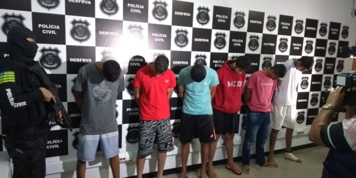 DERFRVA desmantela quadrilha que agia na região Noroeste de Goiânia