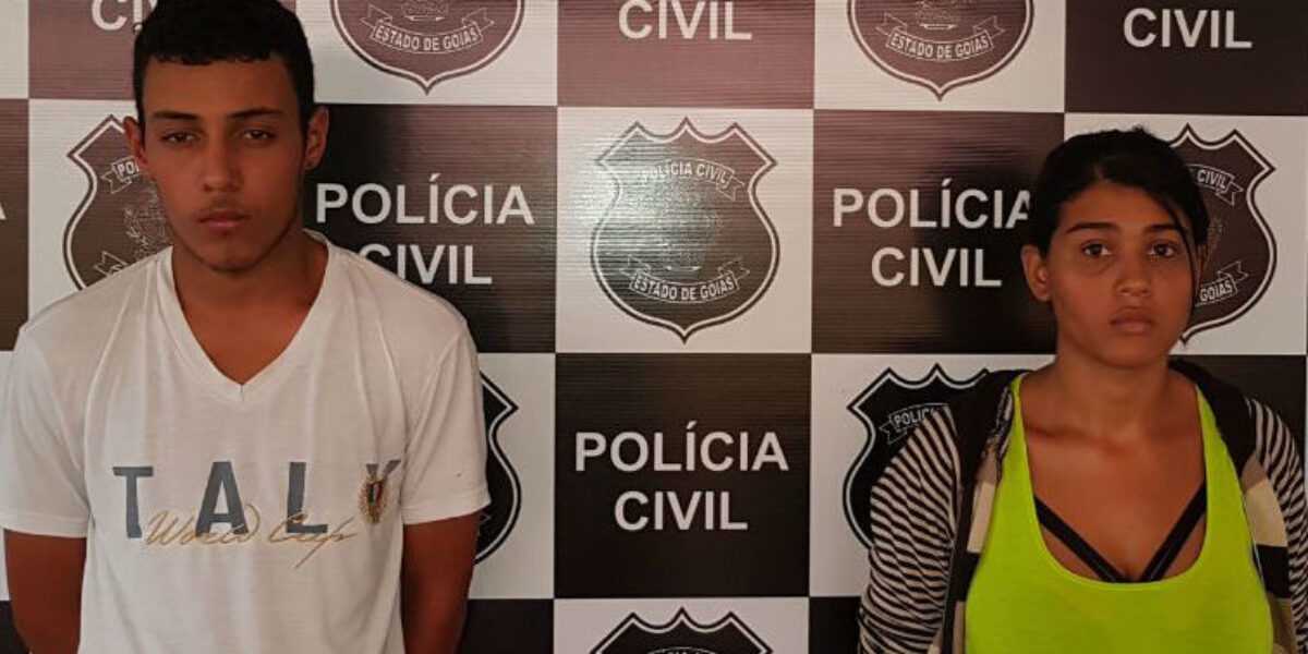 Casal de receptadores é preso com moto e carro roubados em Aparecida de Goiânia