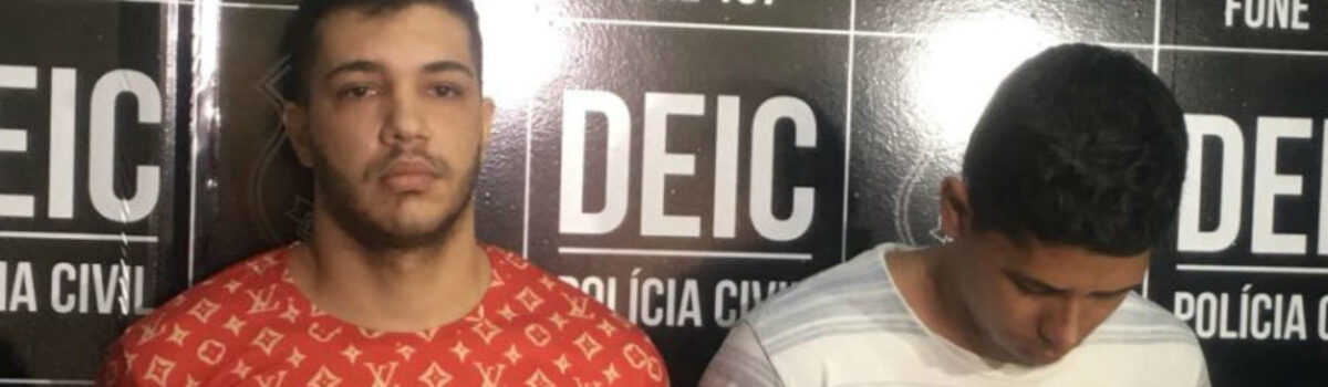 Deic prende dupla que fez compras com cartão furtado de membro do MP