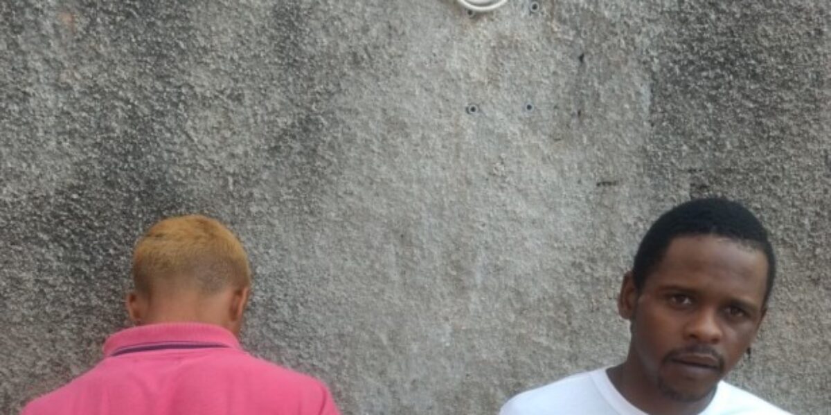 Dupla que assaltava transeuntes em parada de ônibus na BR-040 é presa em flagrante