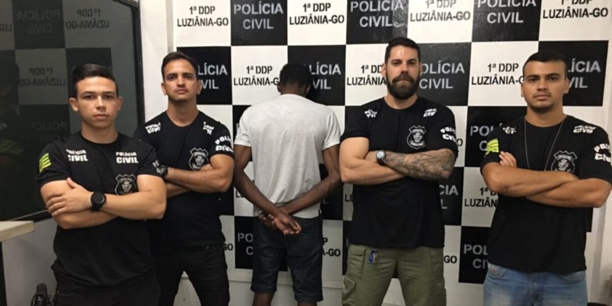 Luziânia: Polícia recupera carro roubado em Brasília e prende o autor do crime