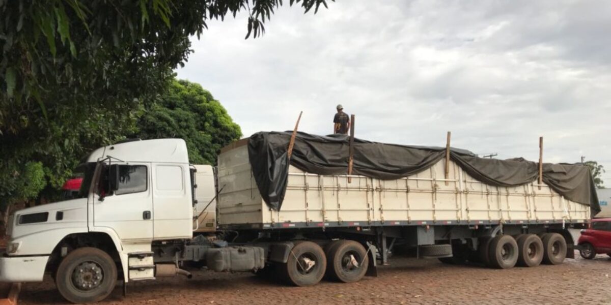 Gepatri Itumbiara apreende caminhão adulterado