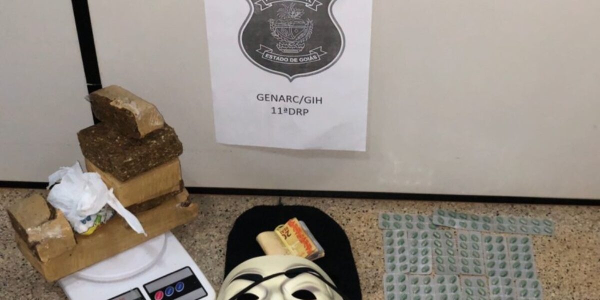 GIH Formosa prende homem por tráfico de drogas e posse de munição de arma de fogo de calibre permitido