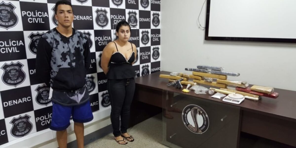 DENARC prende casal suspeito por tráfico de drogas