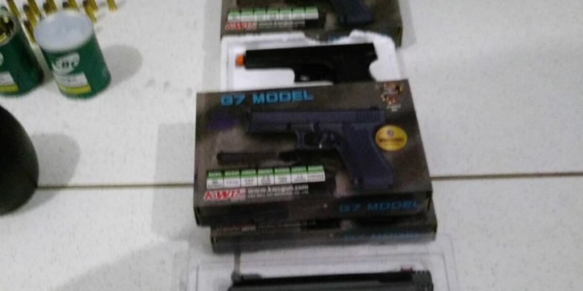 Idoso é preso por comercializar armas e munições em Bela Vista de Goiás
