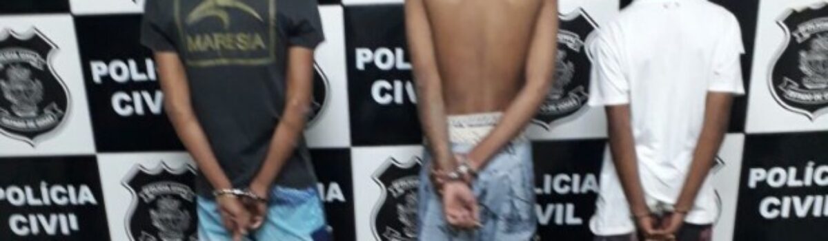 Cristalina: PC apreende 3  menores infratores na posse de objetos furtados