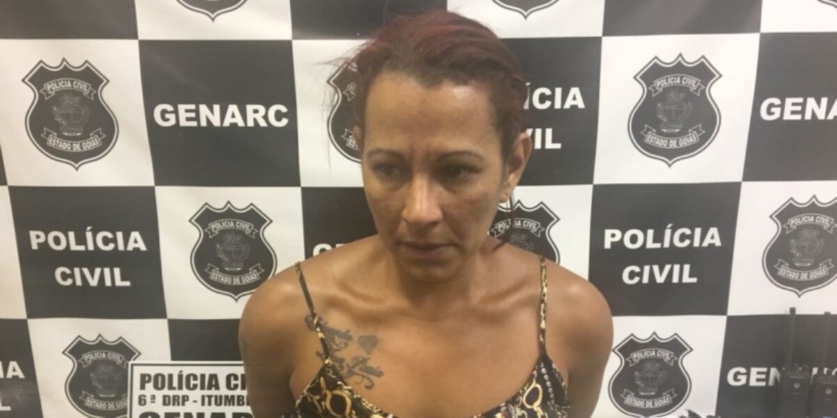 Genarc Itumbiara prende em flagrante suspeita por tráfico de drogas e receptação