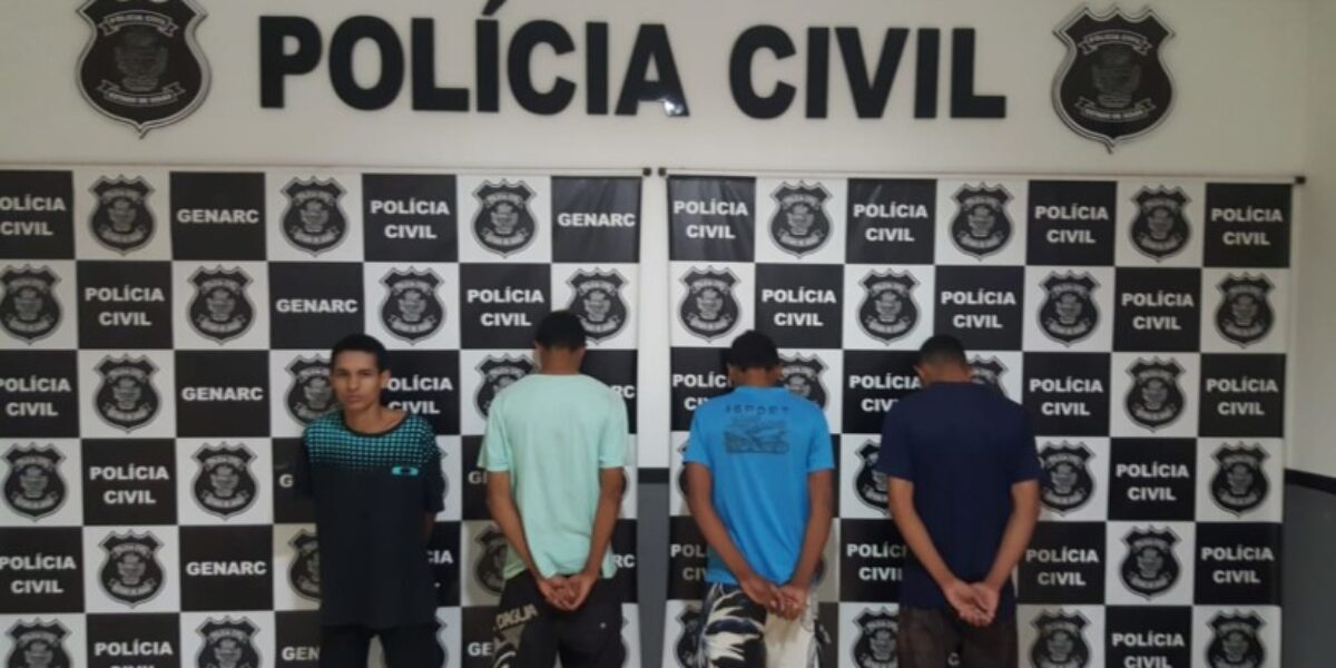 Polícia Civil de Goianésia prende envolvidos em um crime de roubo