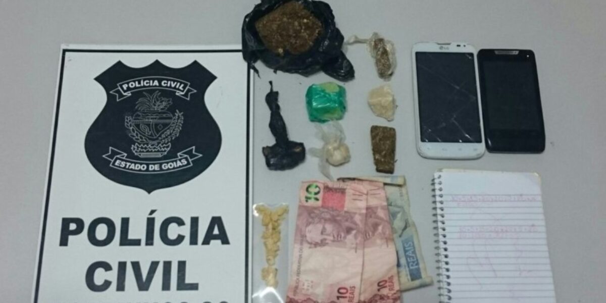 Traficante que usava menor para vender drogas é presa em Morrinhos