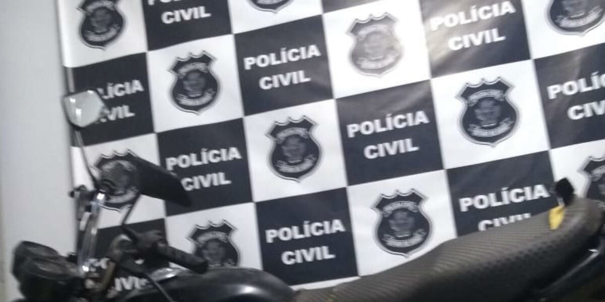 Polícia Civil de Morrinhos recupera motocicleta furtada em Bela Vista