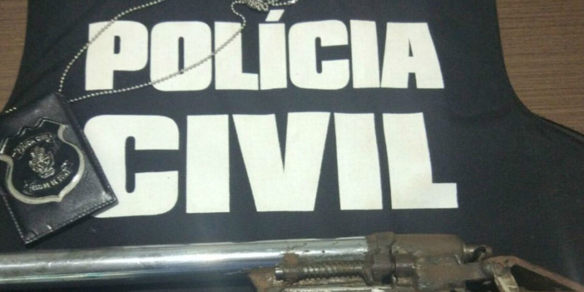Espingarda artesanal é apreendida durante operação em Goianira