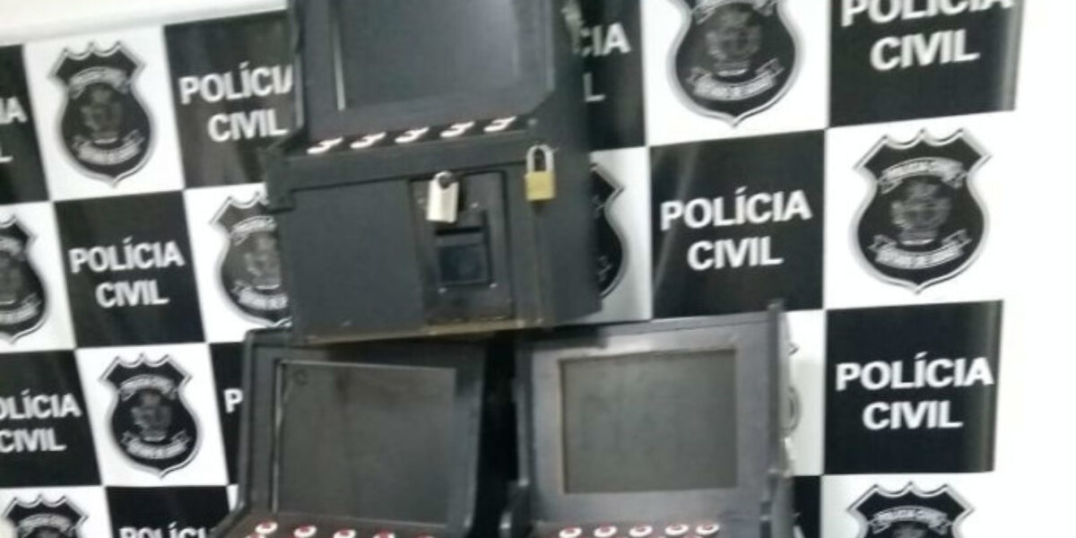 Polícia Civil de Vianópolis fecha local de jogos de azar e autua proprietário