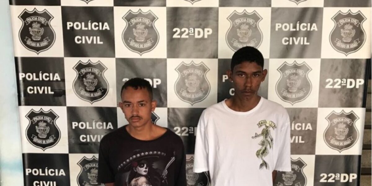 PC prende dupla suspeita de vender drogas e roubar celulares na Vila Mutirão