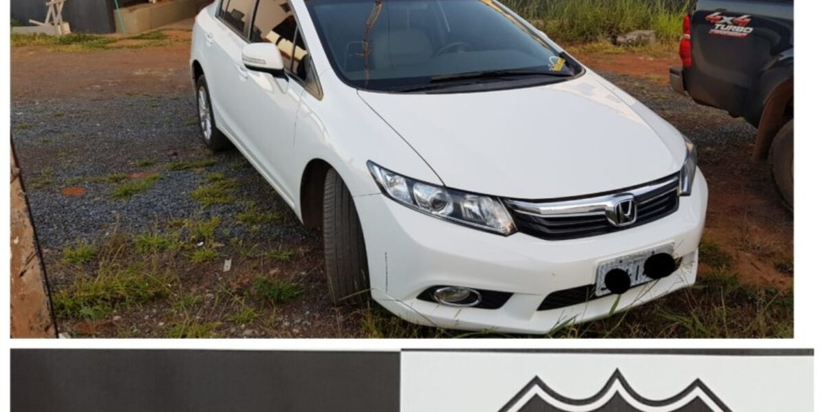 Gepatri de Formosa recupera Honda/Civic e prende receptador