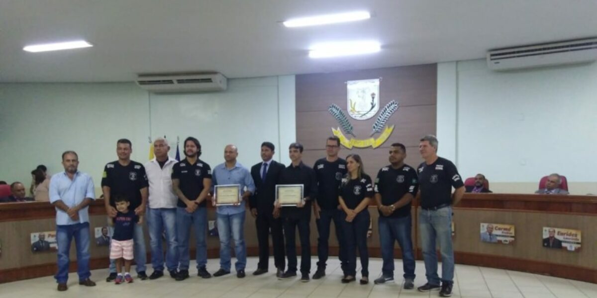 Policiais Civis recebem homenagem da Câmara Municipal de Iporá