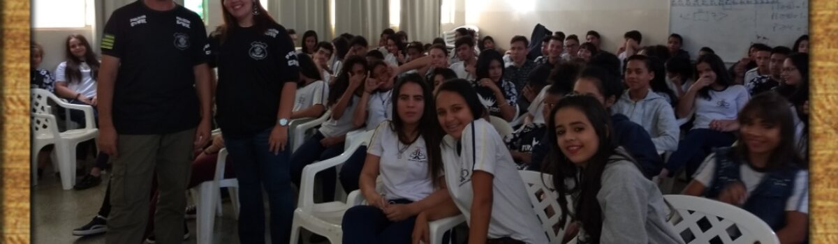 Programa Escola sem Drogas: Policiais ministram palestra em Anápolis
