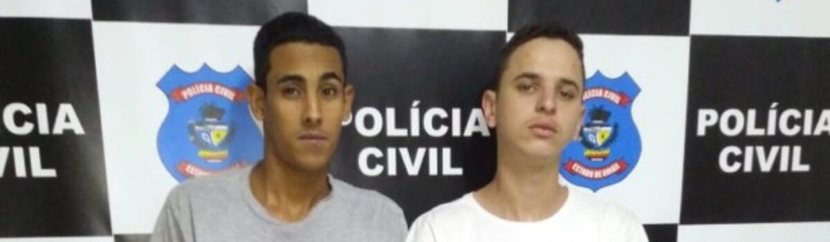 Polícia prende em flagrante suspeitos por receptação e posse ilegal de arma de fogo