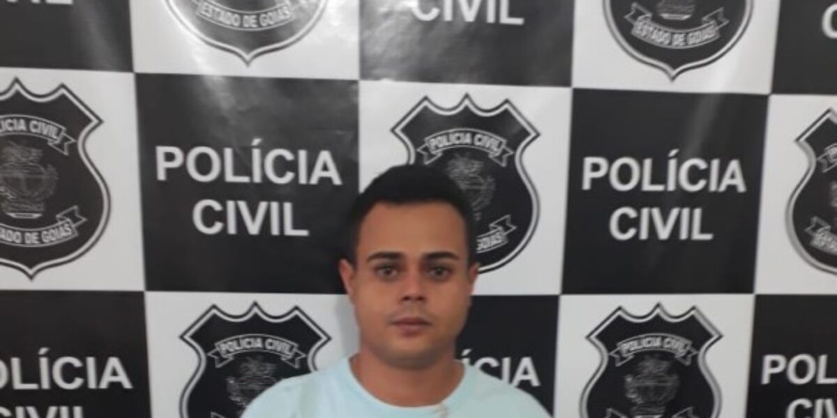 Policia Civil de Guapó cumpre mandado de prisão temporária de homicida