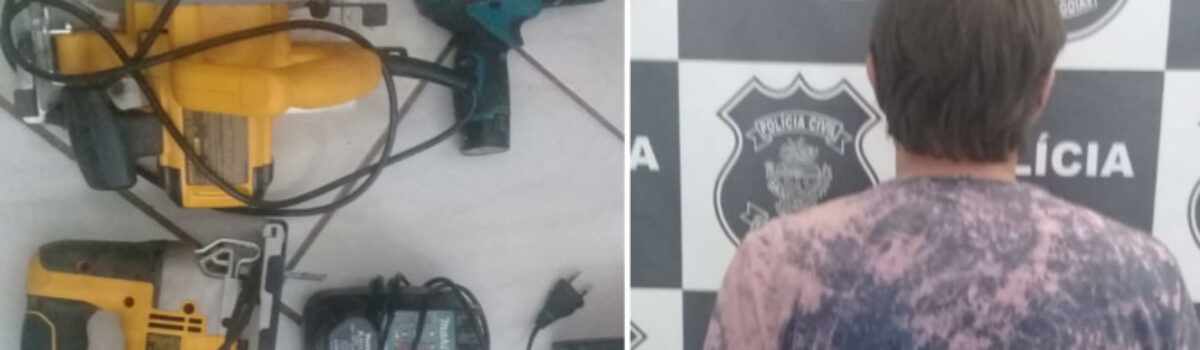 2ª DDP recupera equipamentos de construção civil furtados e prende suspeito, que trabalhava para vítima
