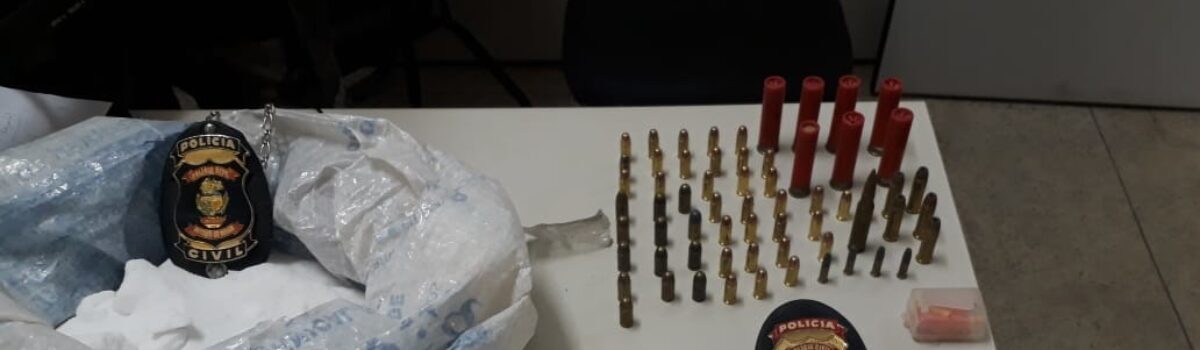 Polícia Civil encontra armas e munições durante investigação em Cristalina