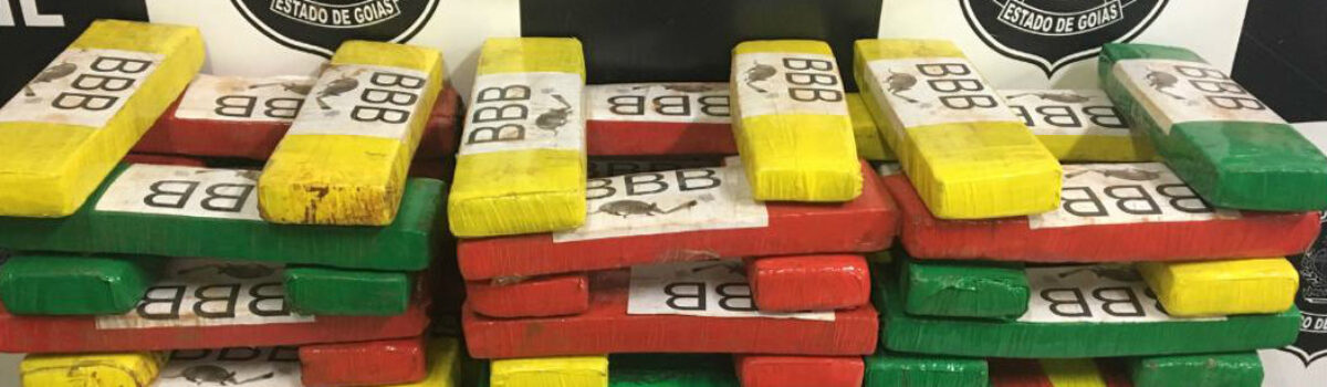 Genarc de Itumbiara apreende mais de 50 quilos de maconha oriunda do MS