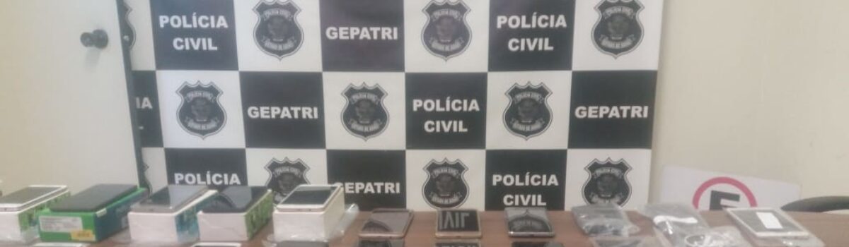 Gepatri de Jataí recupera 47 celulares furtados/roubados e prende autores