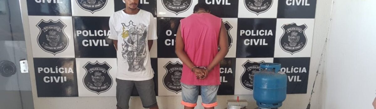 Autores de roubo na zona rural são autuados em flagrante em Cristalina
