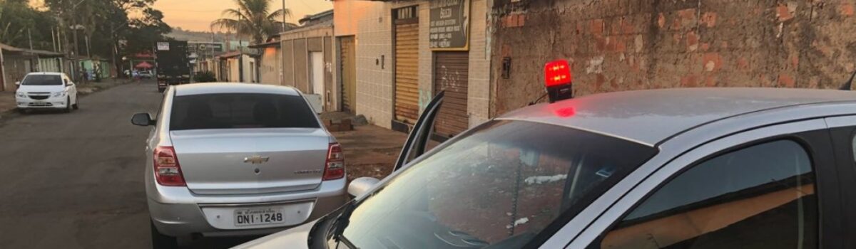 Equipe da DERFRVA recupera mais um veículo que havia sido roubado em Goiânia