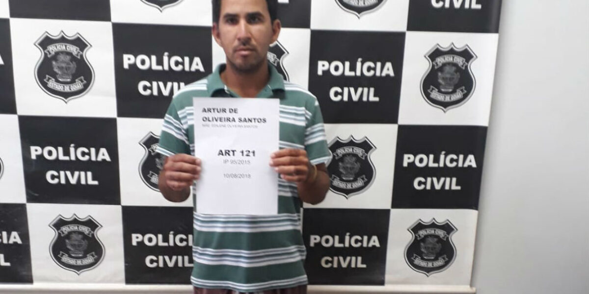 Polícia Civil de Goiás prende homicida em Santo Antônio do Descoberto