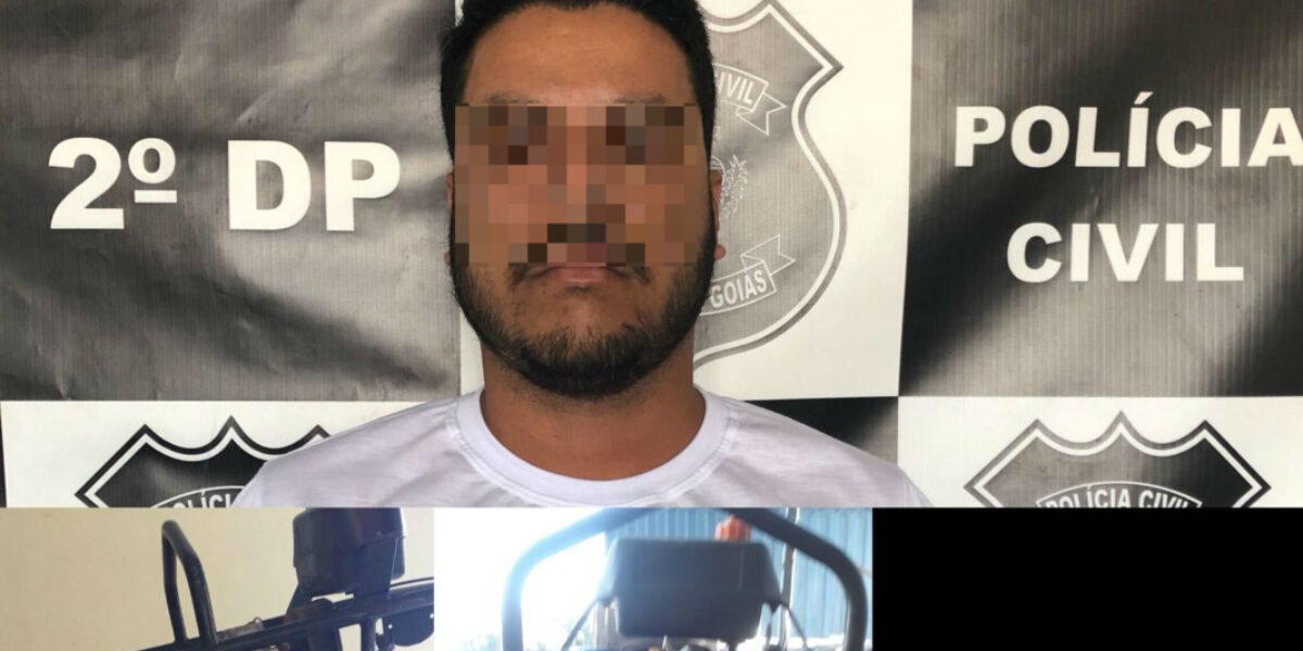 Homem é preso após receptar compactador e gerador furtados