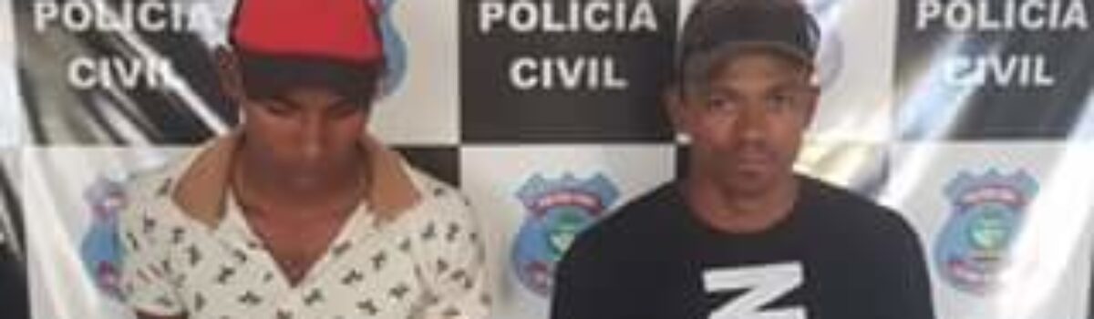 Policiais civis e militares de Piranhas prendem dupla que assaltou idoso