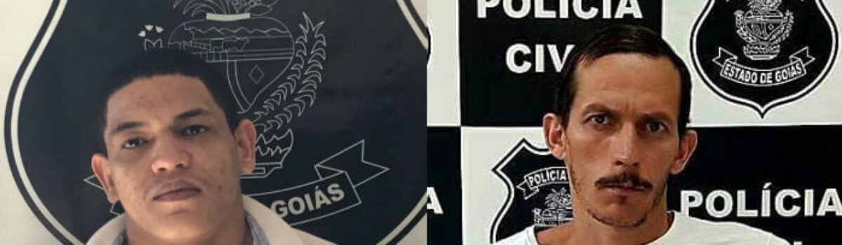 Condenados por crimes patrimoniais são presos em Luziânia