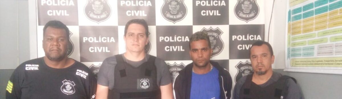 Foragido é recapturado por policiais civis da 16ª DP de Goiânia