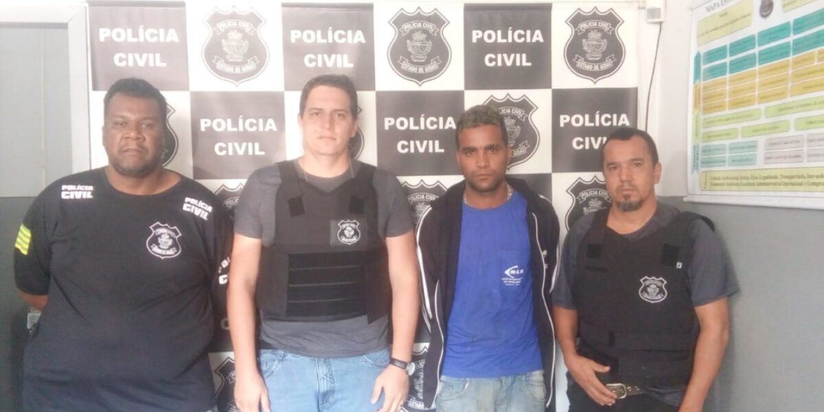 Foragido é recapturado por policiais civis da 16ª DP de Goiânia
