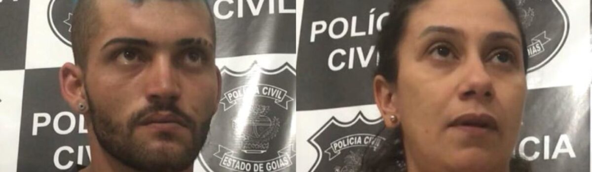 Polícia Civil prende tia e sobrinho furtando baterias de caminhão em Abadia de Goiás